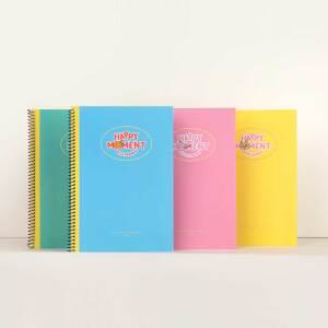 카카오프렌즈 / 해피모먼트 A5 스프링 노트 / 라이언 어피치 무지 튜브