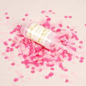 플라워샤워 축포 (진핑크) 컨페티 꽃가루 파티 용품 축하