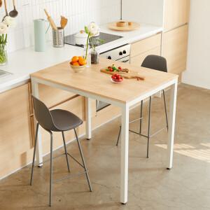 싱크대 보조 높은 원목 테이블_1000X750/바테이블/조리대/아일랜드/다이닝룸/업테이블