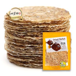 [가온애] 참쥐포 (소) 30마리 / 프리미엄 쥐포 쥐치포 어포 중쥐포 맥주안주 진미안주 해오징어 맛포