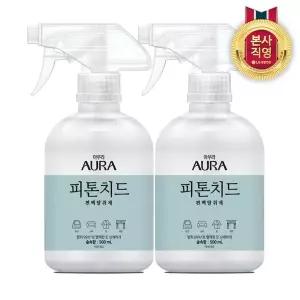 아우라 피톤치드 섬유탈취제 숲속향 500ml x 2개