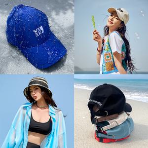 방수 캡모자 볼캡 / 휴양지 모자 / 버킷햇 / 캡모자 / 수영모자 워터밤 물놀이 워터파크 수영장 바캉스