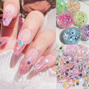 반짝 폭발 요정 젤 네일 스팽글 파츠 네일아트 글리터