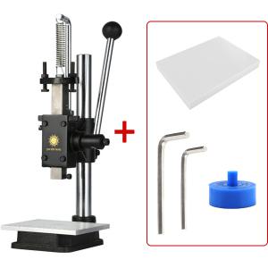 소형 블랙 핸드프레스 압력160kg 가죽공예
