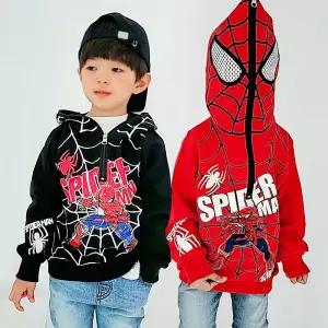 아동 유아 어린이 정품 맨투맨 티셔츠 기모 스파이더맨 불빛 후드 티