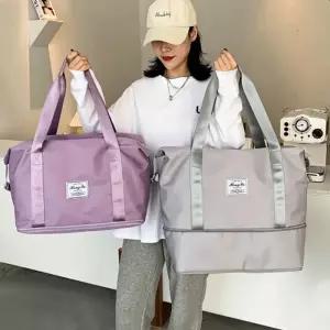 [1+1] 2단 확장 여행가방 폴딩 캐리어백 보스턴백 컬러5종