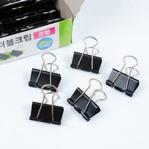 더블크립 검정 중형 ( 더블클립 서류집게 특소형 소형 중형 대형 특대형 초대형