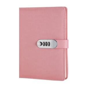 빈티지 비밀 다이어리형 노트 핑크  유선노트 일기장