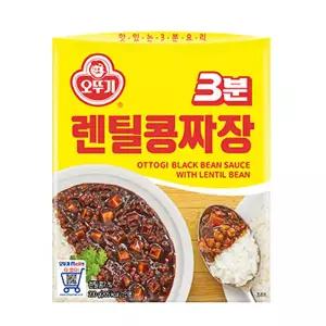 오뚜기 3분 렌틸콩 짜장 200g