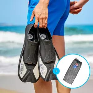 [프리미엄] 위크숏핀 수영 오리발 추진력 스퍼트 숏핀 스노쿨링 / 수영장 / 물놀이 / 수영용품 