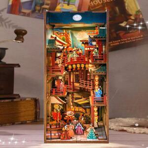 미니어쳐 책장 하우스 북눅 집만들기 삽입 입체 북눅