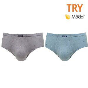 [365buy]TRY 남성 삼각팬티 국내산 모달 위버 브리프 2매 속옷