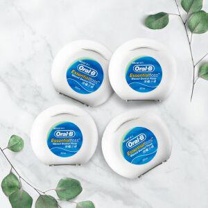 오랄비 민트향 왁스 치실 50m 4개