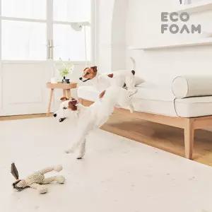 [도그자리 에코폼] 항균방수 강아지 롤매트 110cm폭 15mm 복도형 x 1M