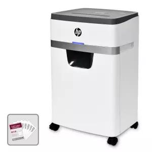 HP 중형 문서세단기 W2518CC +오일페이퍼 최대 18매 파지함 25L 파쇄기 세절기 카드세단