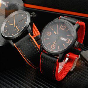 시계줄 호환 카본 가죽 실리콘 하단 스트랩 남성용 방수 고무 손목 밴드 액세서리 오메가 시티즌 미도 20mm