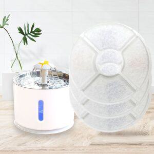 [유토피아]꽃 펫정수기 리필필터 4set 고양이정수기 식기 고양이식기 고양이급수기 강아지정수기 고양이물