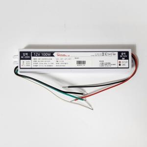 위즈엘이디 LED 방수 SMPS 100W 12V SLIM IP68 SELV 컨버터 안정기