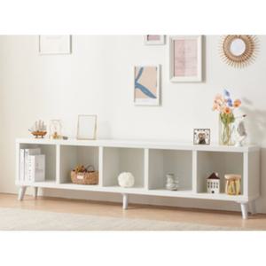 낮은 북유럽 오픈 거실장 겸 책장 2000 (4색) 티비 앤틱 서랍장 예쁜 선반