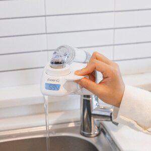 [주방수전 연결] 에센큐 정수기 디지털 핸디형 1년 세트  - 필터세트(정수1+세디2) 2개 추가