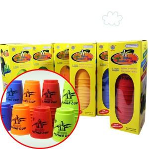 두뇌게임 컵쌓기12p 집중력완구 스피드 스포츠스태킹