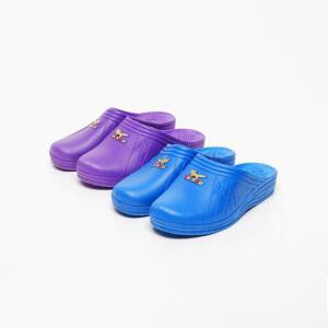 [프롬슈] 여우패치 PVC 식당 앞막힌 욕실화 슬리퍼