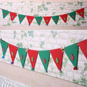 [텐바이텐]삼각 크리스마스 재단펠트가랜드 / 펠트공예 만들기 재료 패키지 diy