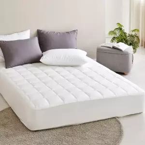 두배 도톰한 모달100% 누빔 매트리스커버 높은 침대커버 사계절용