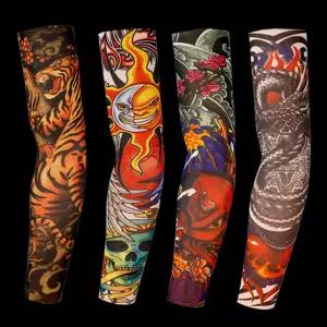 할로윈 문신 타투 팔토시 이레즈미 쿨 토시 용 호랑이 운전 일진 긴팔 여성 남자 파티소품