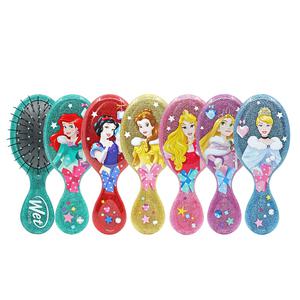 ?브러쉬 미니 디탱글러 디즈니 공주 모음전 헤어 드라이 브러쉬 빗 극손상모 두피 마사지