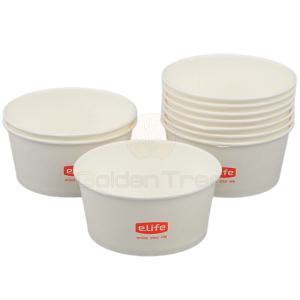 이라이프 일회용 분식 종이용기 10개입 일회용기 그릇 종이접시 밥그릇 국그릇 종이용기 도시락 라면 컵밥