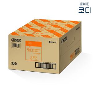 코디 다목적 와이퍼 4겹 팝업 물 기름흡수 300매 GTR02020
