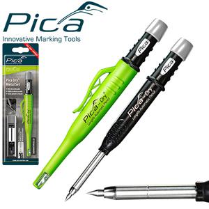 피카마커 메탈 세트 산업용 30800 철판 선긋기 피카드라이 펜 목공샤프 마킹펜 케이스 철심 샤프심 포함