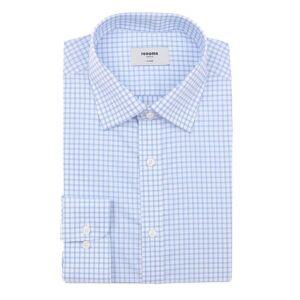 [갤러리아] (레노마셔츠)미니체크 블루 일반핏 긴소매셔츠RZRSG0-043-BU
