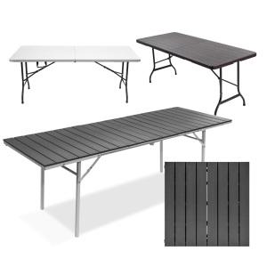 로티캠프 브로몰딩 간이 식탁 사각 입식 접이식 테이블 1800 화이트 모음전