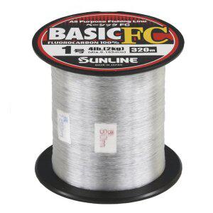 [썬라인]선라인 베이직에프씨 320M (23) 1.75호-4호 플로로 카본 라인 바다 민물 루어 낚시줄 원줄 목줄