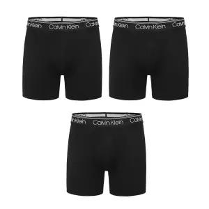 캘빈클라인 언더웨어 CK 남성 마이크로 스트레치 박서 브리프 팬티 속옷 드로즈 3팩 세트 NB2570-001