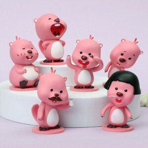 [기타]잔망루피 피규어 시즌3 캐릭터소품 미니피규어  루피인형 6종세트