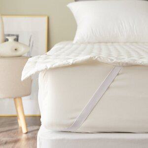 [SDECO]60수사틴 순면 침대패드 명품호텔침구CK칼킹 화이트