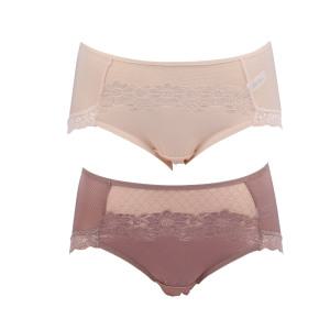 중년 여성용 인견 레이스 노라인 팬티 통기성 좋은 메쉬타입 PT1807