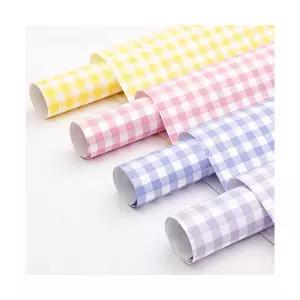 올씨 선물 체크 포장지 꽃다발 diy 재료 낱장