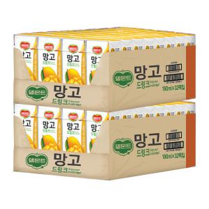 롯데 델몬트 드링크팩 망고 190mlx32팩+32팩(64팩)