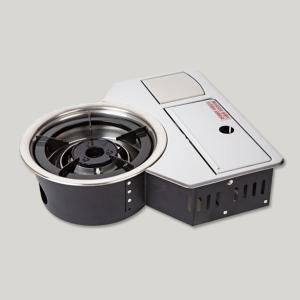 화로스타 1구 미니 부탄 가스 로스타  HR-1305BG-2 업소용 매립형 테이블렌지
