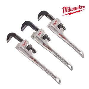 밀워키 알루미늄 파이프 렌치 수도 배관 설비 싱크대 작업 수공구