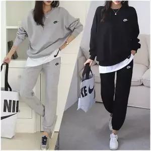 남녀공용 리모 라운드넥 긴팔 맨투맨+조거팬츠 트레이닝복 상하의세트