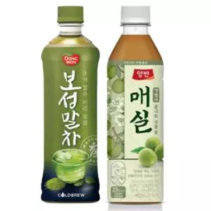 양반 매실차 500ml 12입 + 보성 말차 500ml 12입