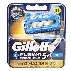 질레트 프로쉴드 칠 면도날 4입 X 1개