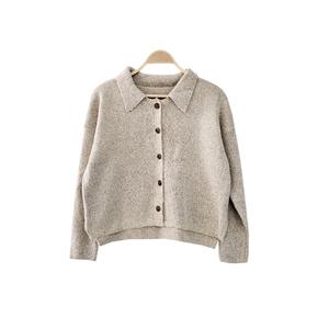 [리빌모아]여자 카라 가디건 블라우스 자켓 원피스 하객룩 트위드자켓 여성가디건DJW-CA-S2LUPP1016-베이지