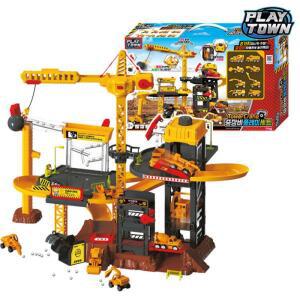 타워크레인 중장비 주차타워 플레이 세트 남아 장난감 완구 소꿉 놀이