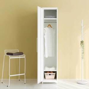 철제 틈새 옷장 1문 캐비넷 4002000 3단 상하 선반 감성컬러 침실 좁은공간 모듈가구 수납장 다양한연출